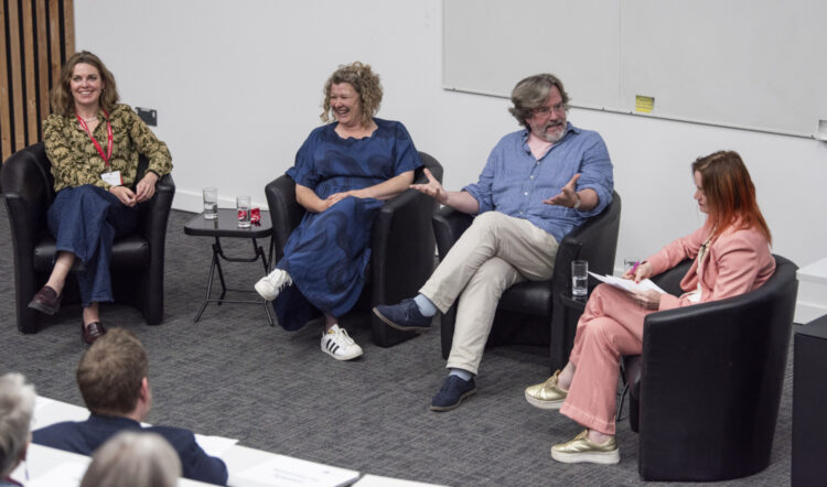 Heidi in conversation with Sir Gregory Doran at Bristol University 1