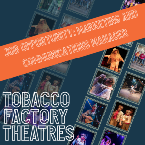 JOB OPPORTUNITY: MARKETING AND COMMUNICATIONS MANAGER