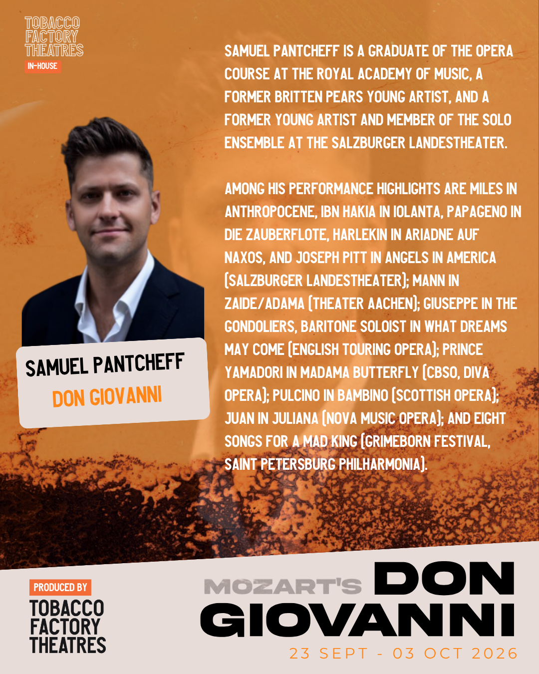 CAST ANNOUNCEMENT: Don Giovanni 10