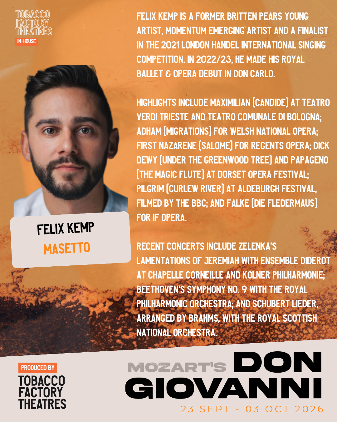 CAST ANNOUNCEMENT: Don Giovanni 16
