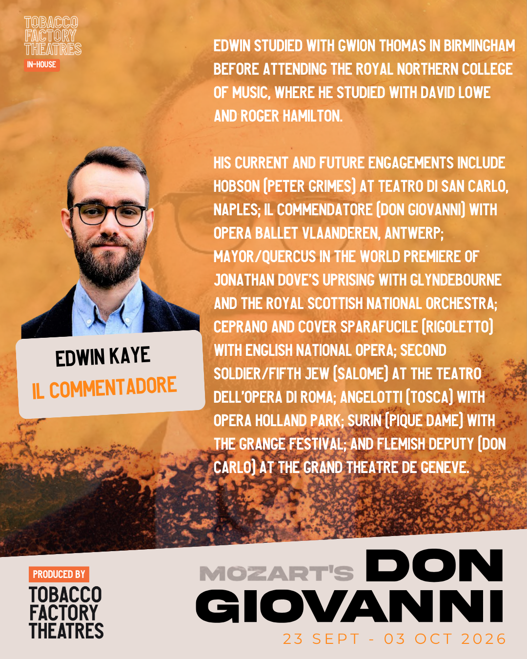 CAST ANNOUNCEMENT: Don Giovanni 17