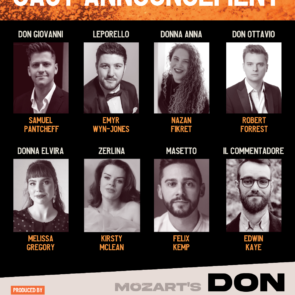 CAST ANNOUNCEMENT: Don Giovanni 18