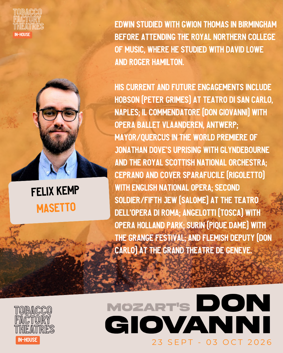 CAST ANNOUNCEMENT: Don Giovanni 8