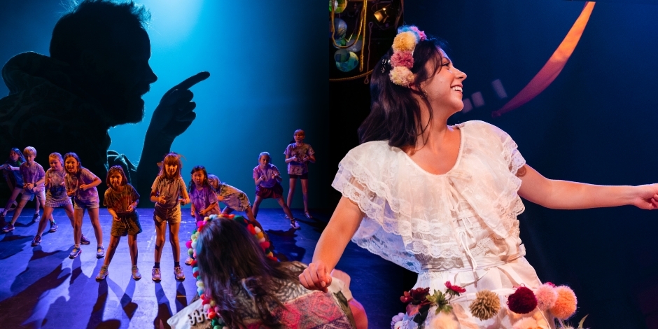A collage of photos from shows at Tobacco Factory Theatres to promote the impact of TFT Business Circle.