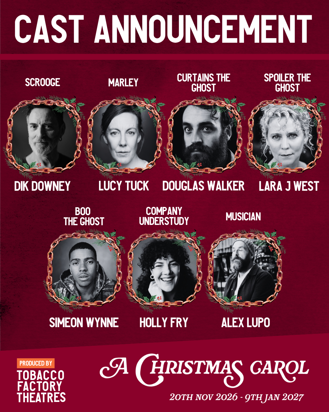 CAST ANNOUNCEMENT: A Christmas Carol 5