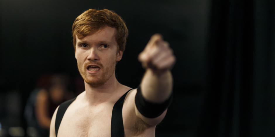 Casey Lloyd in character as Brad Habits for WWG: GURTmania