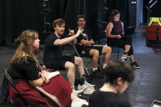 A photo of Casey Lloyd at the WWG: GURTmania research and development sessions